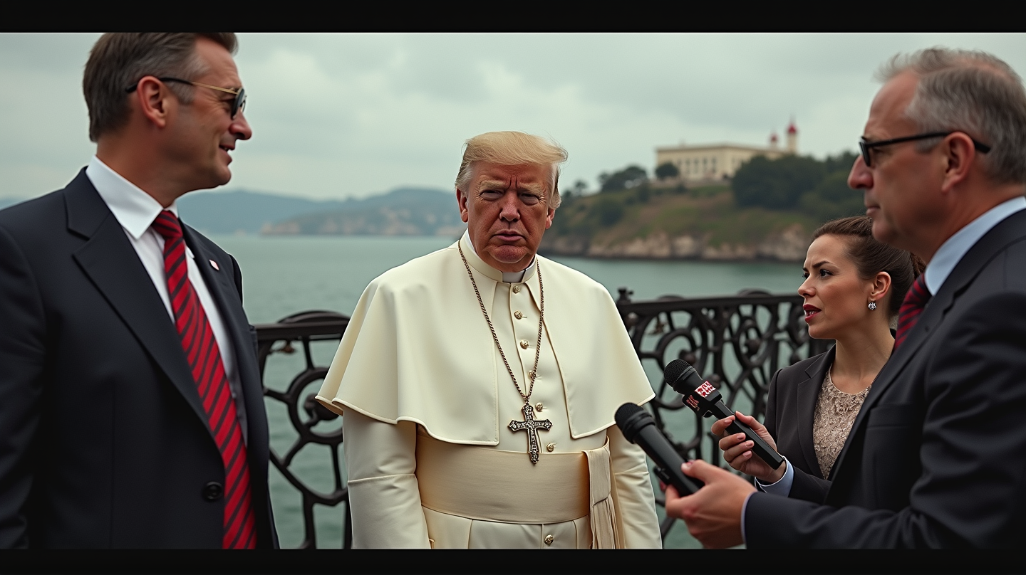 Trump fordert Hollywood und Alcatraz heraus, während Kontroversen um AI-Bild des Papstes toben