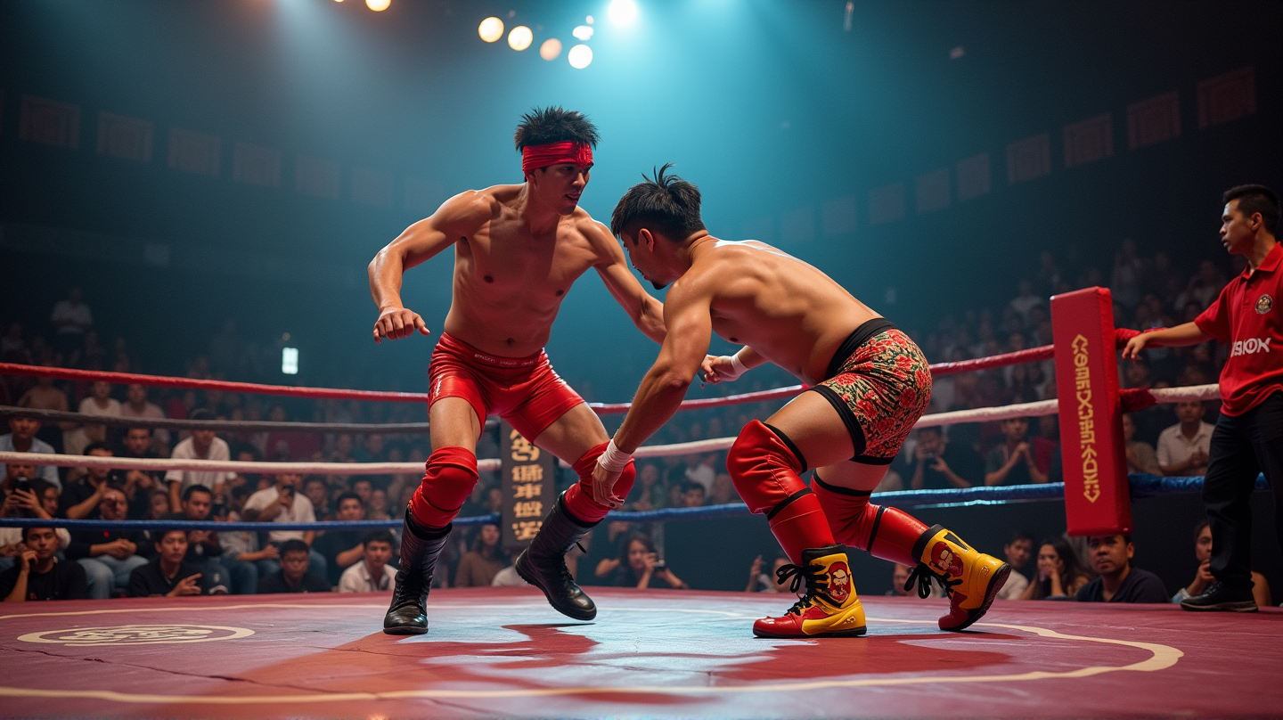 Profi-Wrestling gedeiht in China mit einer ausverkauften Show in Peking