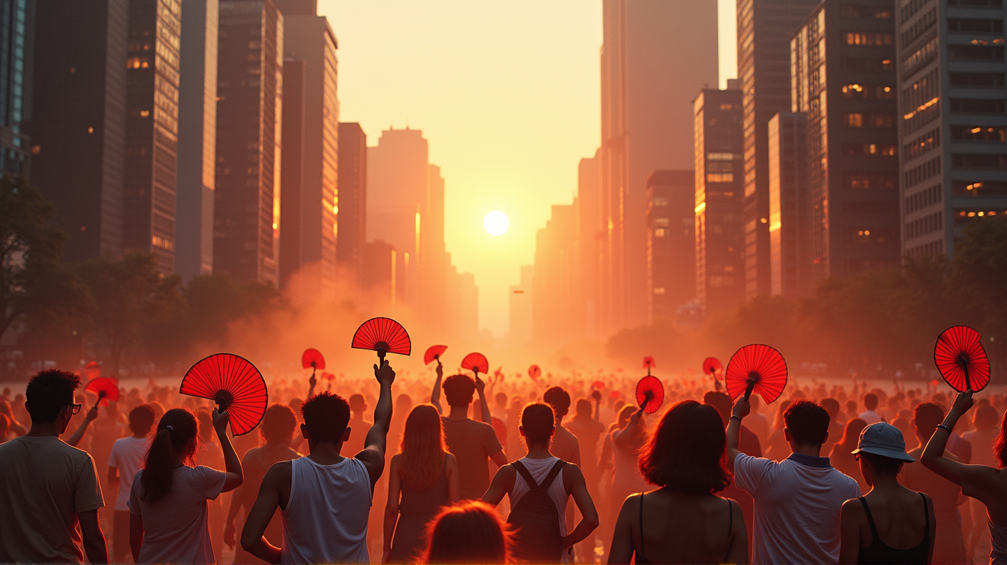 Glühende Hitzewelle erfasst China und bricht Temperaturrekorde