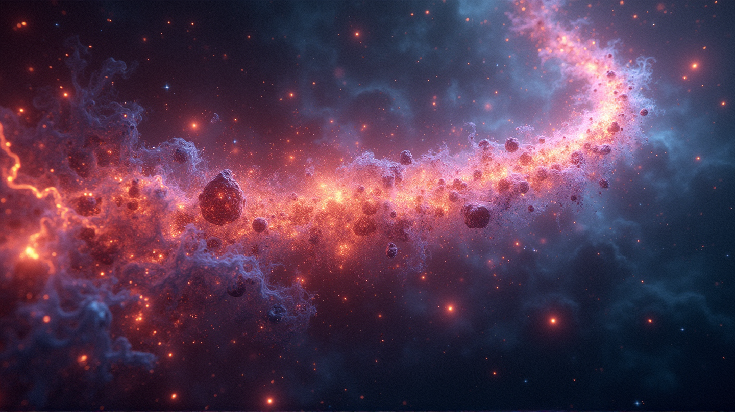 Enthüllung des kosmischen Geheimnisses: Ein lichtjahrelanger Filamententwurf