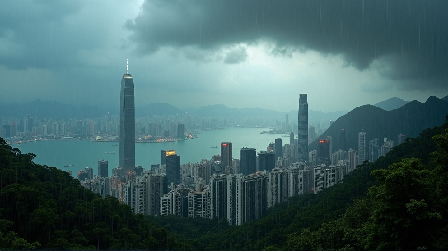 Taifun Wipha schwächt sich ab: Hongkongs T10-Signal wird heruntergestuft