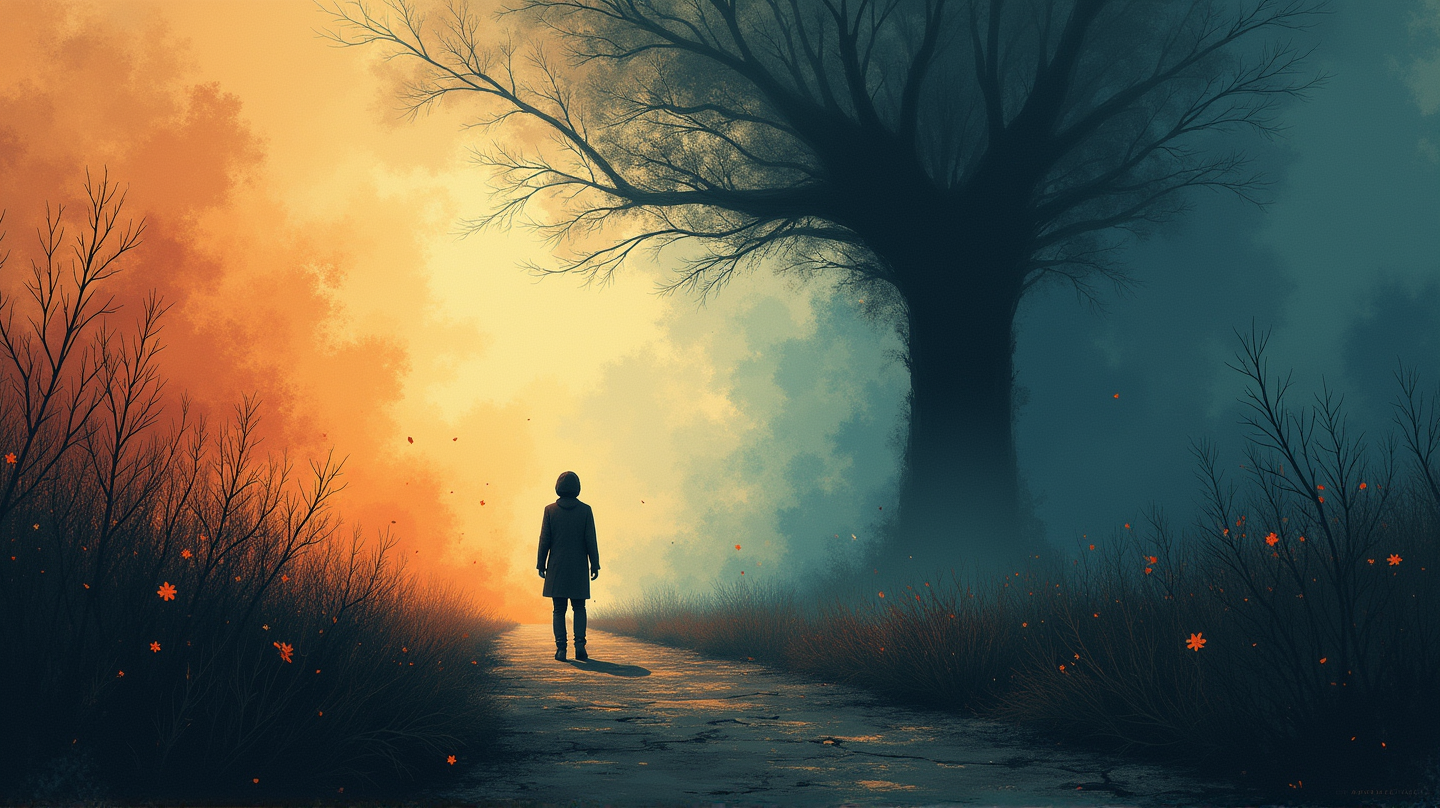 Navigieren in den stillen Schatten: Die unsichtbaren Kämpfe der komplizierten Trauer