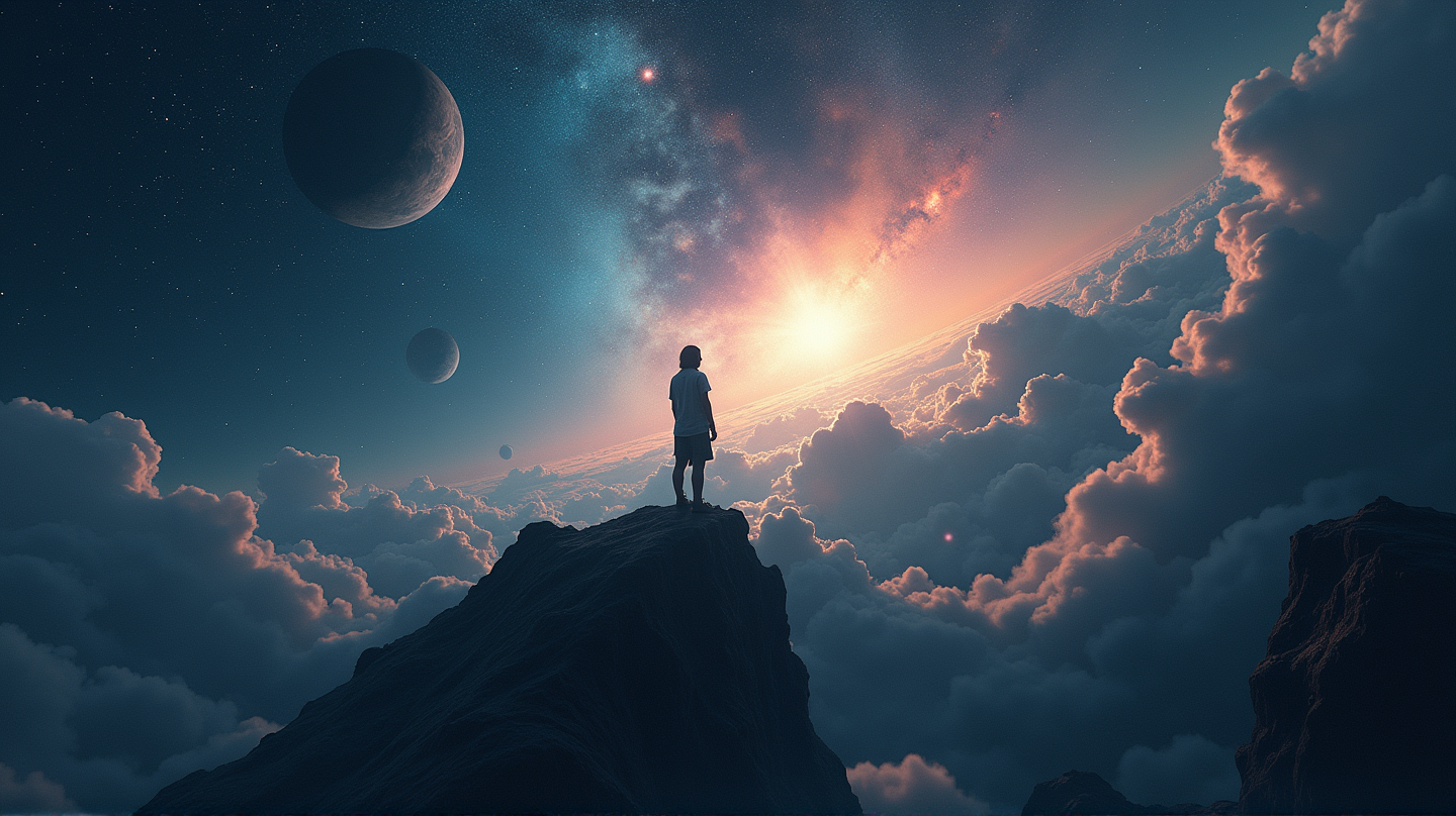 Akzeptiere das fröhliche kosmische Staubkorn: Ein Weg zum wahren Glück