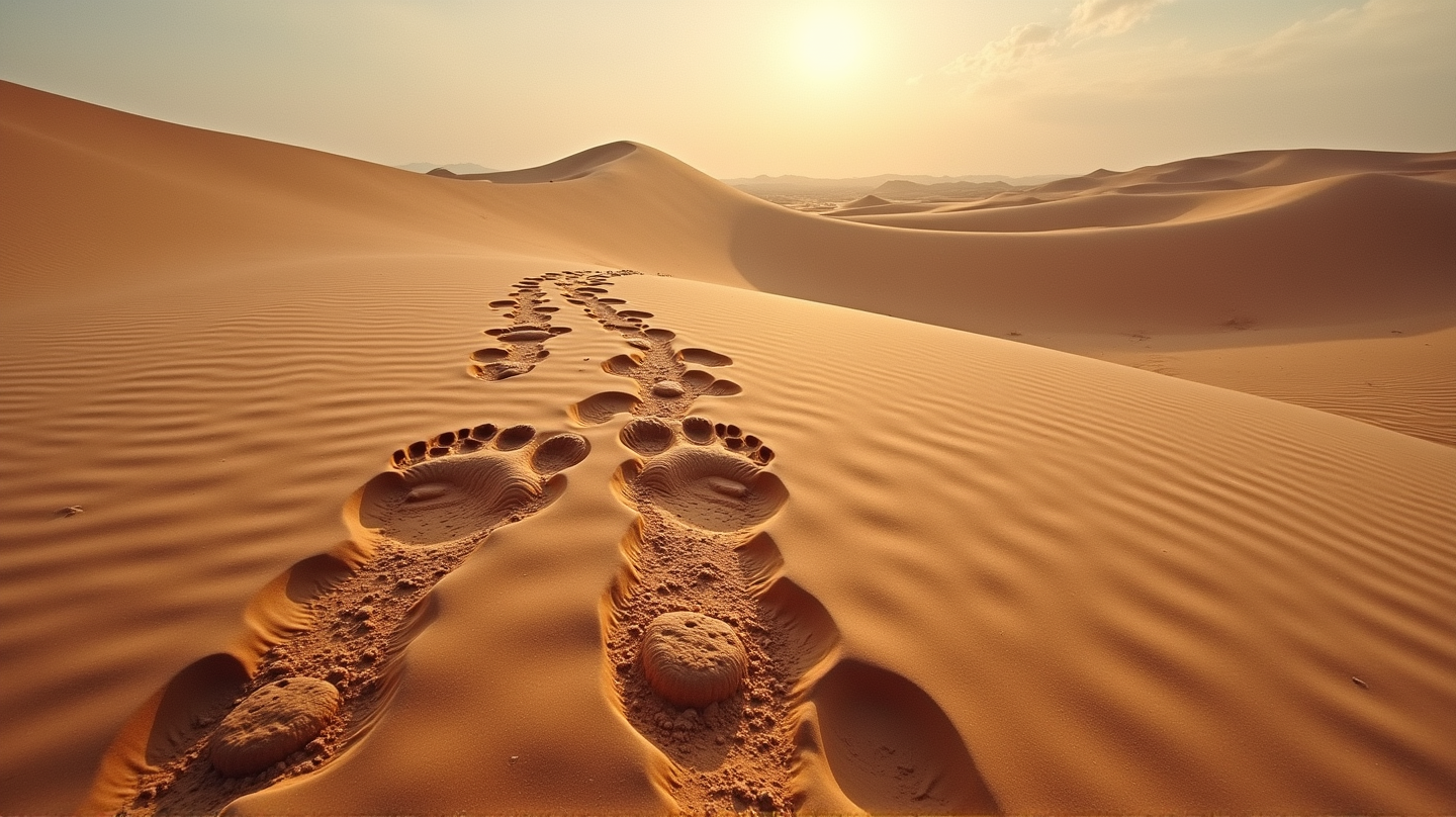 Uralte menschliche Fußabdrücke in Saudi-Arabien schreiben die Geschichtsbücher neu