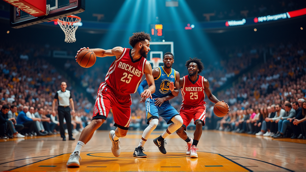 Live Stream des NBA-Playoff-Kampfes Warriors vs. Rockets!