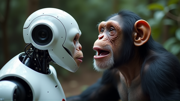 Schimpansen imitieren Roboter: Die Enthüllung des Gähn-Mysteriums