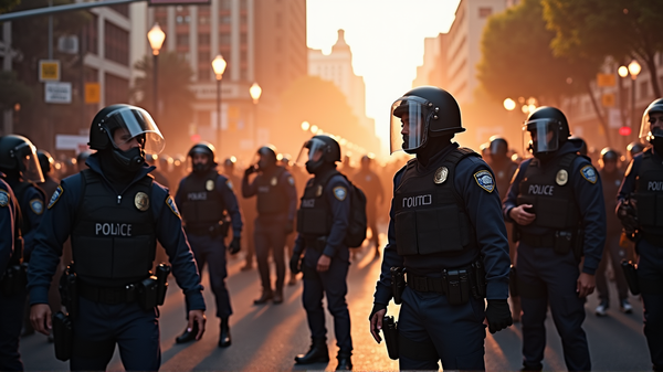 Zusammenstöße eskalieren: 'Keine Könige'-Protestierende fordern Autorität in Los Angeles heraus