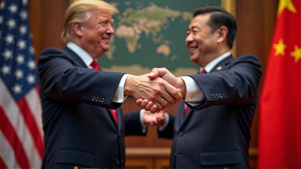Handelspakt zwischen China und den USA als 'Handshake', wartet auf endgültige Genehmigung von Trump und Xi