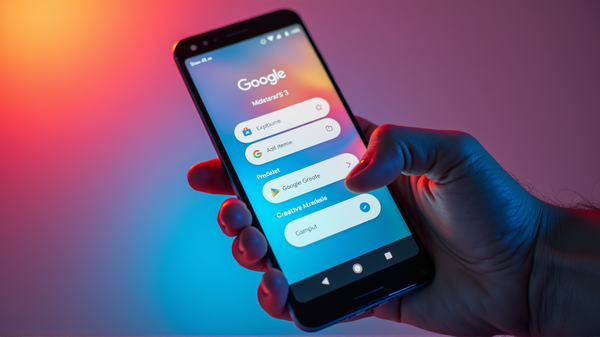 Googles frisches neues Aussehen: Material 3 Expressive Redesign trifft auf Konten