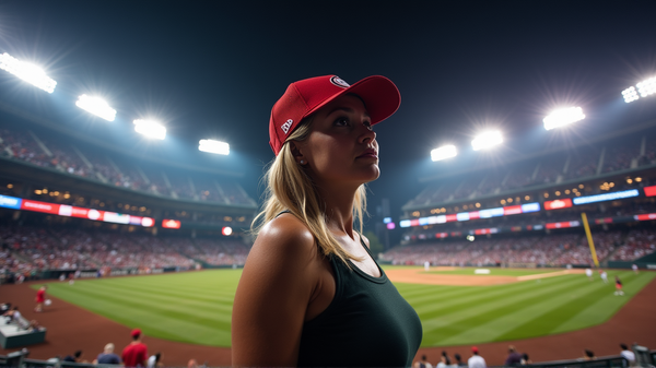 Livvy Dunne stiehlt die Show beim Twins-Spiel