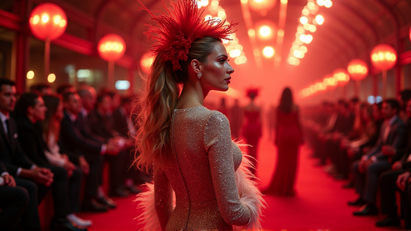 Glanzvolle Promi-Garderobe bei der Pariser Couture-Extravaganza
