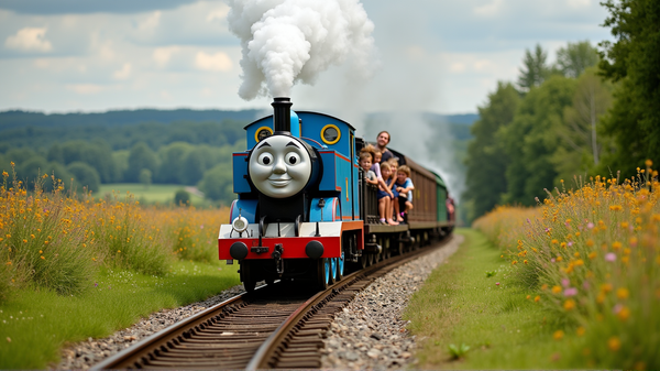 Alle einsteigen! Thomas- und Bluey-Züge erwarten Sie diesen Sommer in der Nähe von Liverpool