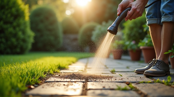 Entfesseln Sie die Magie von Bicarbonat: Eine 24-Stunden-Lösung gegen Terrassenunkräuter!