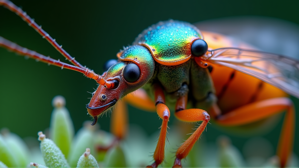 Mikroskopische Wunder: Der atemberaubende fotografische Sieg des Reiskäfers