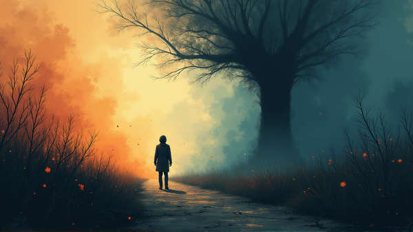 Navigieren in den stillen Schatten: Die unsichtbaren Kämpfe der komplizierten Trauer