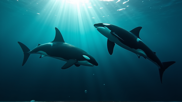 Orcas entfesseln geniale Taktiken: Junge Weiße Haie werden für ein Festmahl auf den Kopf gestellt