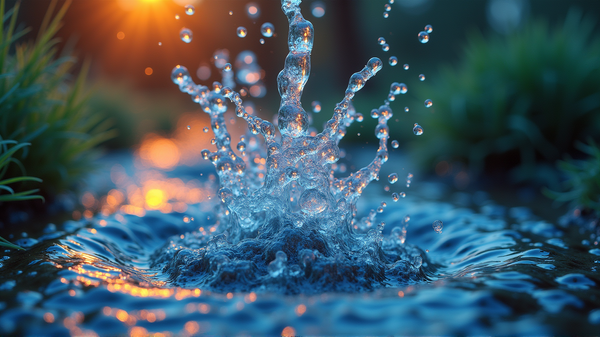 Die verborgene Welt der Moleküle: Wie winzige Bewegungen Wassertröpfchen formen