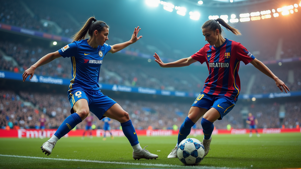 Kampf der Titanen: Chelsea gegen Barcelona in der UEFA Women's Champions League