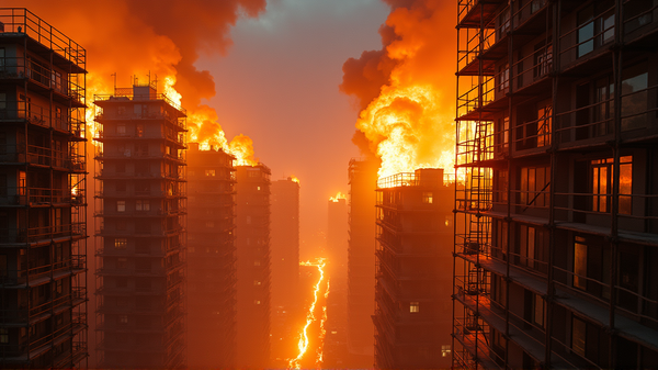 Tragödie in Hongkong: Der Skandal um das Baugerüst hinter einem tödlichen Brand